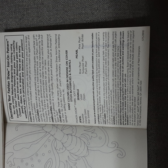 Vintage Iron-On Patterns to paint - Picture 5 of 5